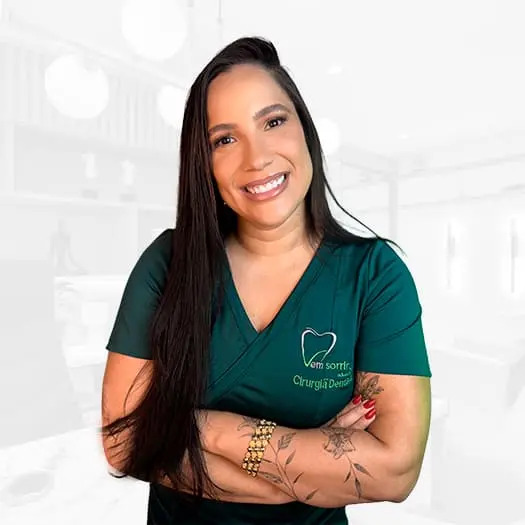Dra. Tayane, dentista da Vem Sorrir Odontologia em Anchieta
